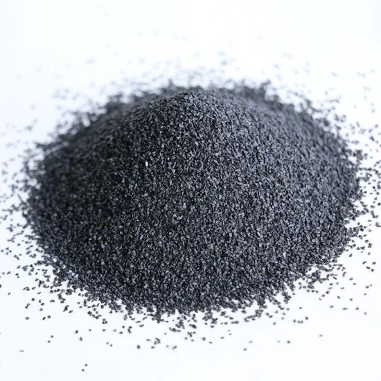 Абразивный материал Черный наждак для пескоструйной обработки цементированного карбида